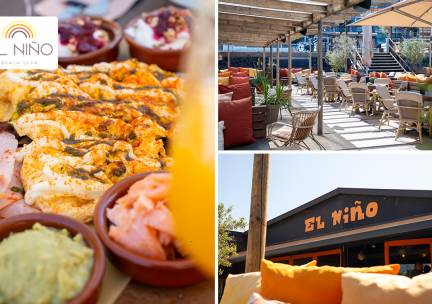Luxe ontbijtplateau naar keuze bij El Niño Beach Club