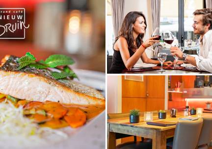 3-gangen keuzediner bij Grand Café Nieuw Bruin