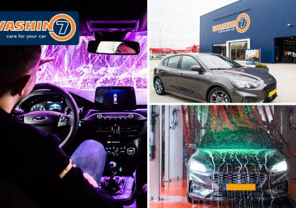 Complete carwash bij Washin7 in Venlo, Tegelen of Weert