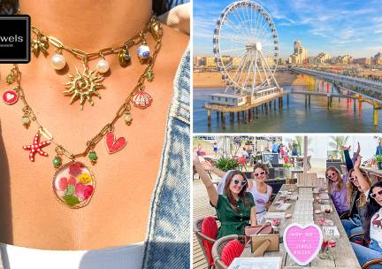 Workshop sieraad maken bij Westfield Mall of the Netherlands, Leiden en Scheveningen + drankje