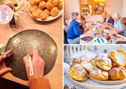 Workshop mandala maken op katoenen tas (2,5 uur) + koffie/thee + lekkernij