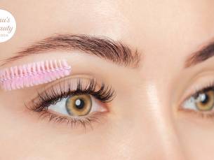 Wimperextensions of Koreaanse wimperlift naar keuze