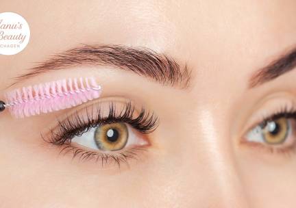 Wimperextensions of Koreaanse wimperlift naar keuze