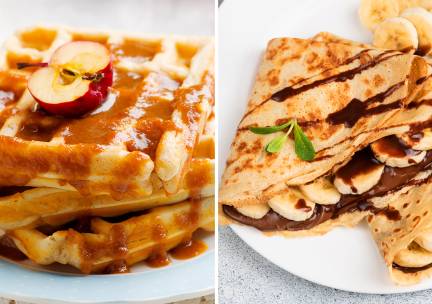 1 of 2 crÃªpe(s) of wafel(s) + evt. drankje naar keuze in hartje Tilburg