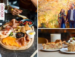 Wandelarrangement incl. koffie + gebak + borrelplank