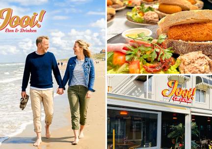 Wandelarrangement + drankje, gebak en lunch bij Restaurant Jooi!