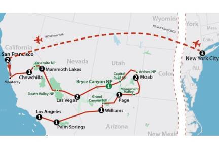 New York & Best of the West (18 dagen)