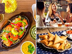 Indiaas 3-gangen keuzediner bij Diwali Restaurant op de Koemarkt