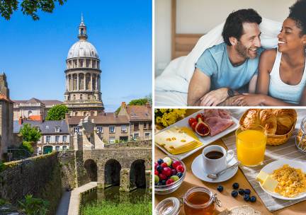Overnachting voor 2 + ontbijt + late check-out en meer in Boulogne-sur-Mer