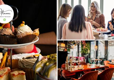 Luxe high tea + onbeperkt thee + glaasje bubbels bij Flavour BY 'de Buurvrouw'
