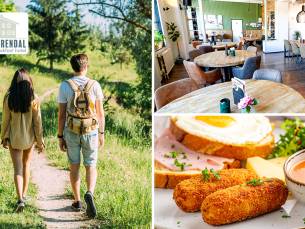 Wandelarrangement + warme drank met lekkernij en lunchgerecht bij Koffiebar Het Gerendal