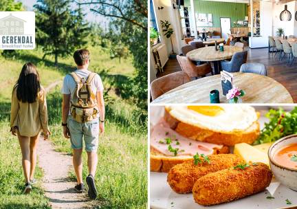 Wandelarrangement + warme drank met lekkernij en lunchgerecht bij Koffiebar Het Gerendal
