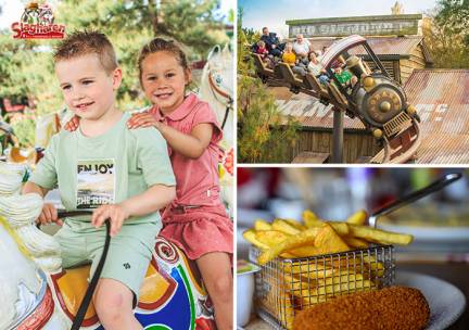 Entree Slagharen + friet, snack naar keuze & drankje