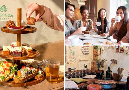 High tea (geen tijdslimiet) bij Barista Cafe Haarlem