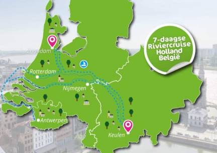 7 dagen Riviercruise - Holland en België