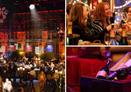 Entree voor Nacht van de Wijn + 1 glas bubbels