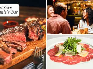 3-gangendiner met vrije keuze van de kaart bij Sannie's bar