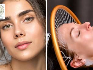 Wimperlift + tint of head spa (60 min)