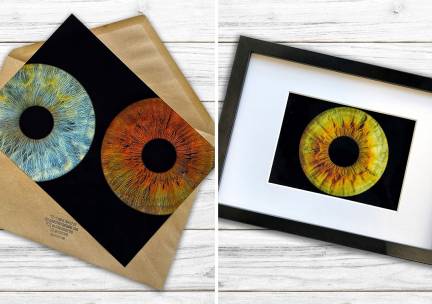 Iris-fotoshoot (1 tot 5 pers.) + 1 afdruk (10x15 cm)