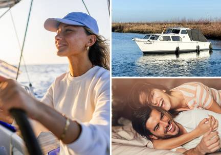 Boot voor 4 personen voor een midweek of weekend