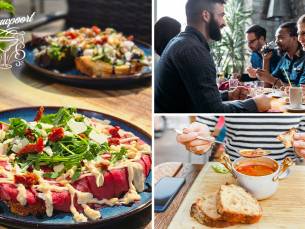 Lunchgerecht + evt. cocktail bij Cocktailbar Blauwpoort