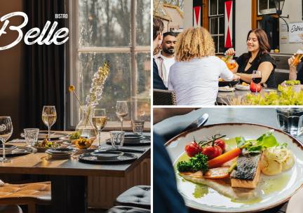 Hoofdgerecht + drankje naar keuze bij Bistro Belle