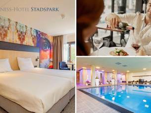 Overnachting(en) voor 2 + ontbijt + hoofdgerecht bij Fletcher Hotel-Restaurant Stadspark