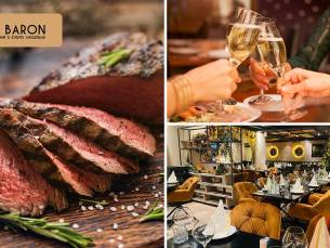 Chateaubriand + glaasje bubbels + amuse bij Restaurant De Baron