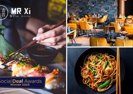 All-You-Can-Eat sushi en grill bij Mr Xi Asian Bistro