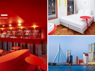 Overnachting voor 2 + ontbijt in hartje Rotterdam