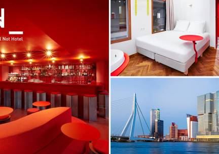 Overnachting voor 2 + ontbijt in hartje Rotterdam
