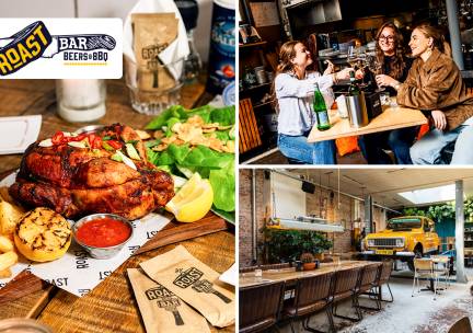 2- of 3-gangendiner Ã  la carte bij Roast Bar Haarlem