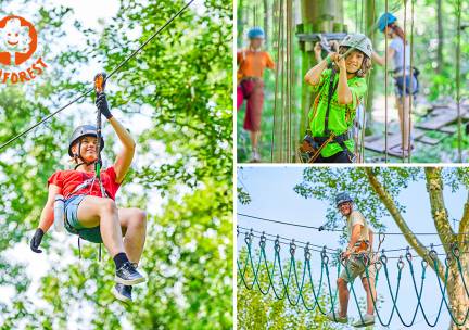 Entree klimbos Fun Forest Venlo voor kind en/of volwassene (2 of 3 uur)