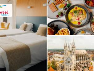 Overnachting voor 2 + ontbijt + early check-in en late check-out in de buurt van Doornik