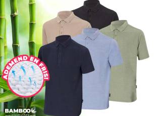 Heren Polo van Bamboe Viscose