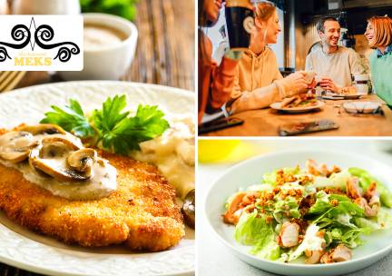 3- of 4-gangen keuzediner bij Restaurant MEKS
