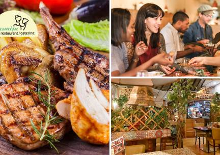 Mixed grill + salade bij Restaurant Jasmijn