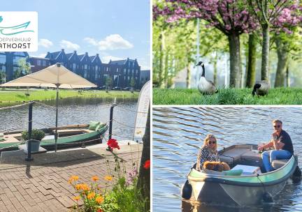 Sloep varen (2 uur) voor 6 personen inclusief fles wijn bij Sloepverhuur Vathorst