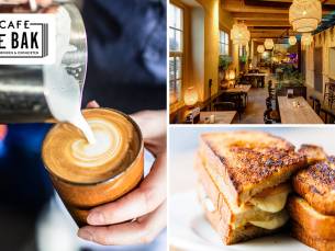 Warme drank + gebak naar keuze of tosti + drankje naar keuze