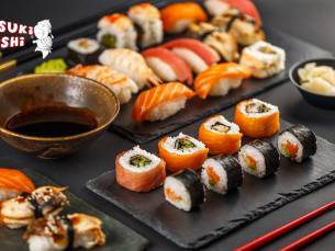 Sushibox (44 of 106 stuks) voor afhaal van Daisuki Sushi