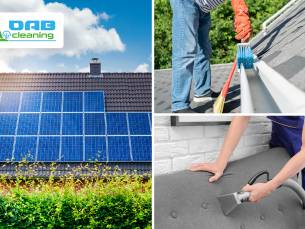 Dieptereiniging meubelstuk of zonnepanelen reinigen + dakgootreiniging