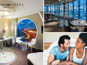 Overnachting voor 2 + ontbijt + 3-gangendiner nabij Amsterdam