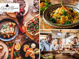 3- of 4-gangendiner bij Restaurant La Casa Blanca â Mediterranean Cuisine