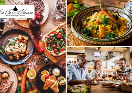 3- of 4-gangendiner bij Restaurant La Casa Blanca â Mediterranean Cuisine