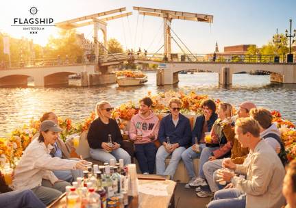 Luxe rondvaart (60 minuten) door Amsterdam