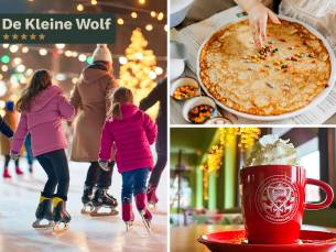 Schaatsen (60 min) + schaatshuur + warme chocolademelk + pannenkoek met 2 toppings