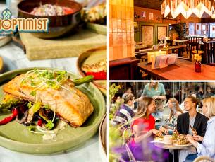 3-gangendiner Ã  la carte + brood bij De Hoptimist Bar & Keuken
