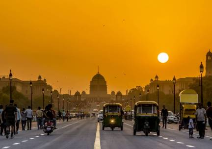 Fietsen door Old Delhi