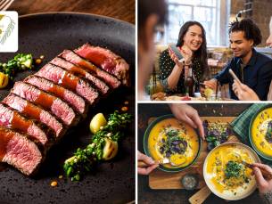 3- of 4-gangendiner Ã  la carte