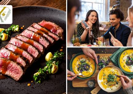 3- of 4-gangendiner Ã  la carte